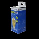 LED Bulb - 4W E27 ST64 Filament Patent Amber Cover 2200K 300° 350 lm - NEW
